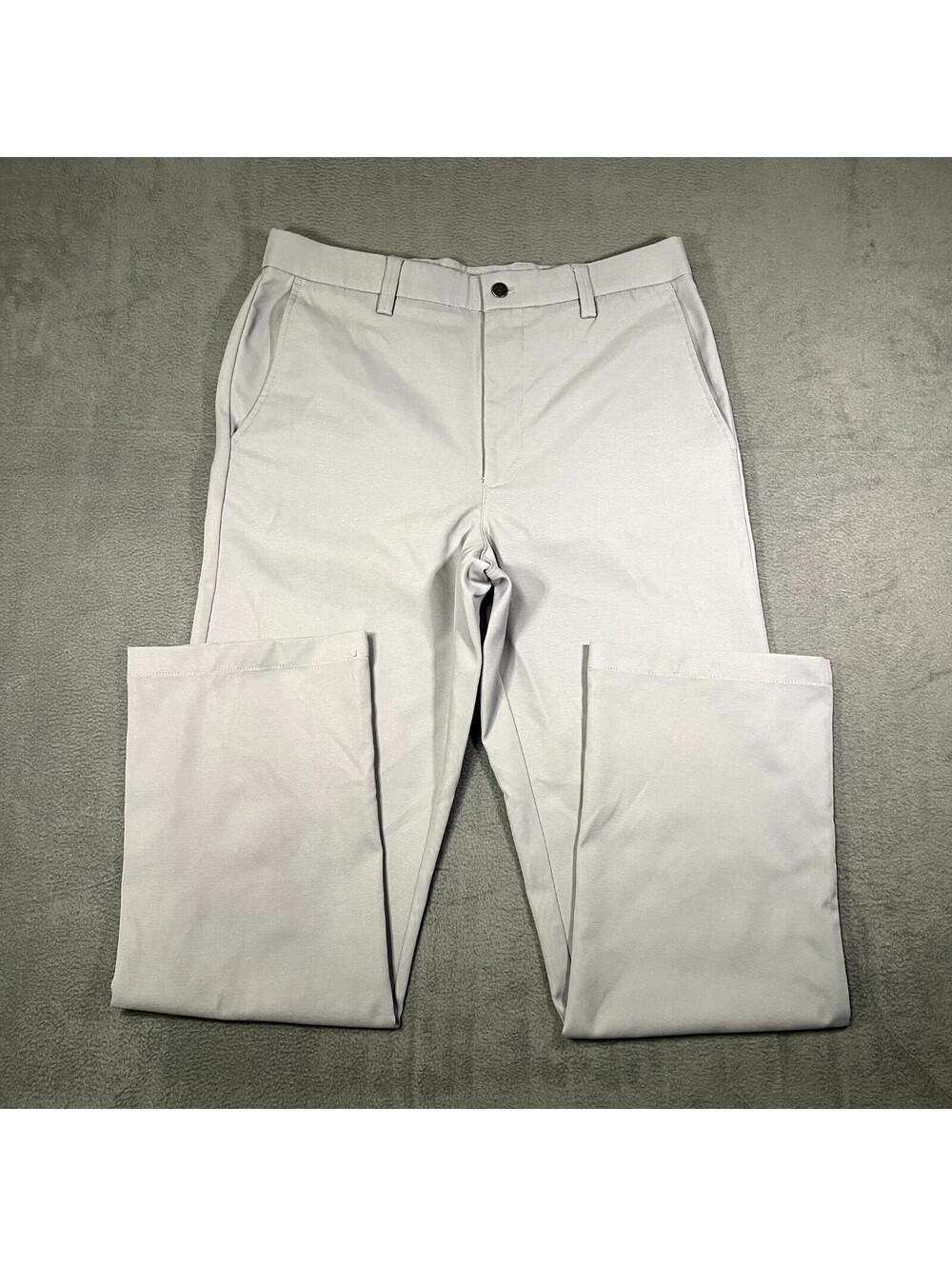 Callaway Golf Pants Gray Men 32x32 100% Polyester Flat Front Stretch Performance